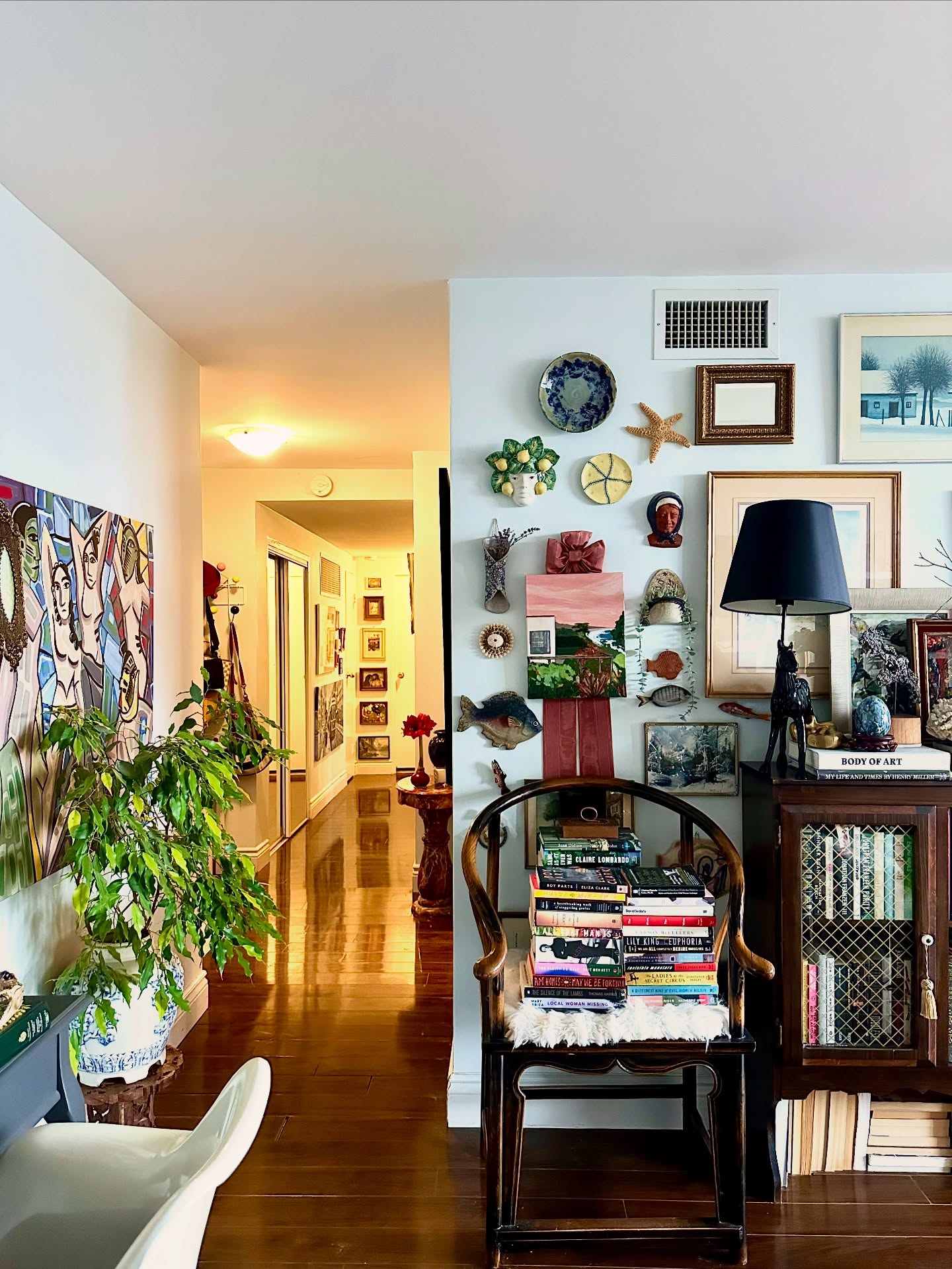 moody living room decor