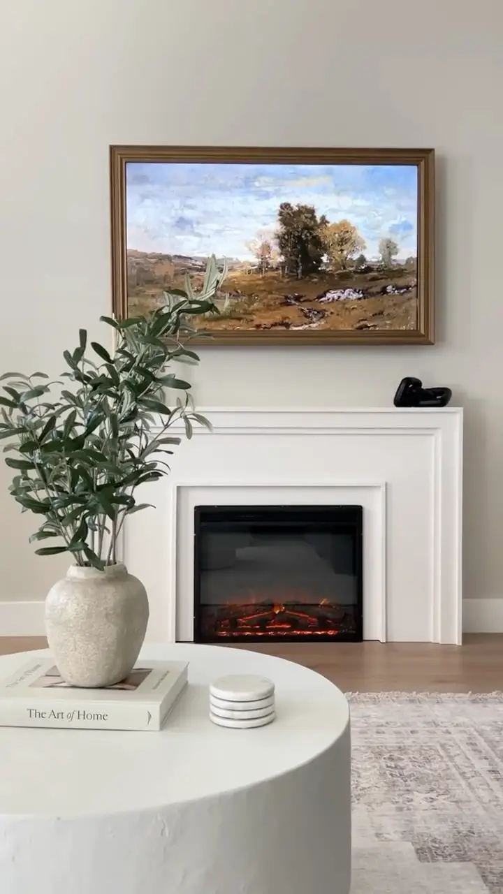 electric fireplace living room