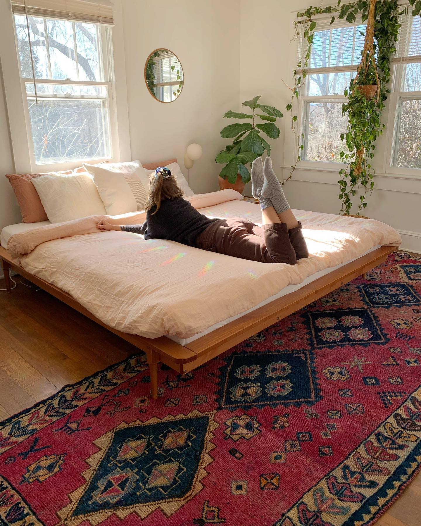 persian rug living room