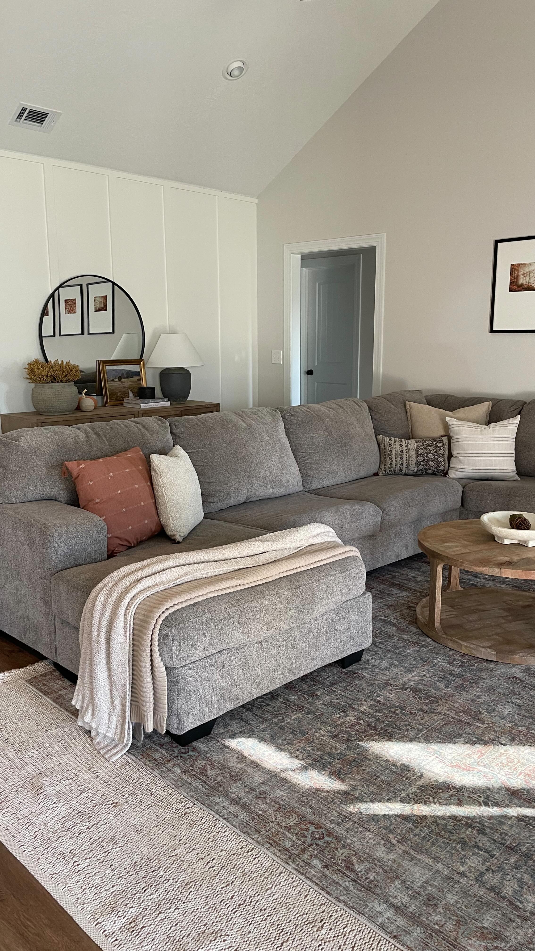 board and batten living room