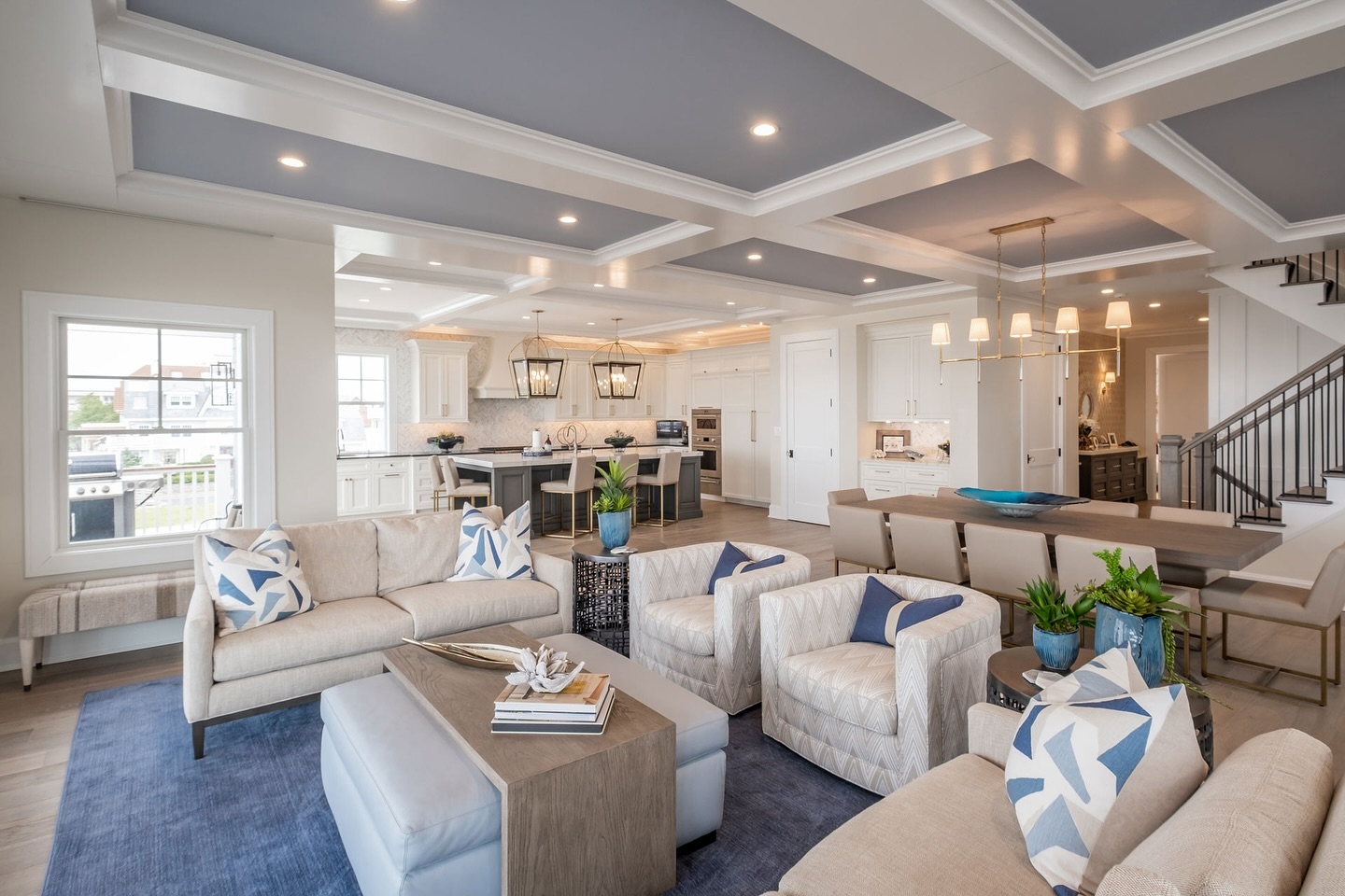 open concept living room
