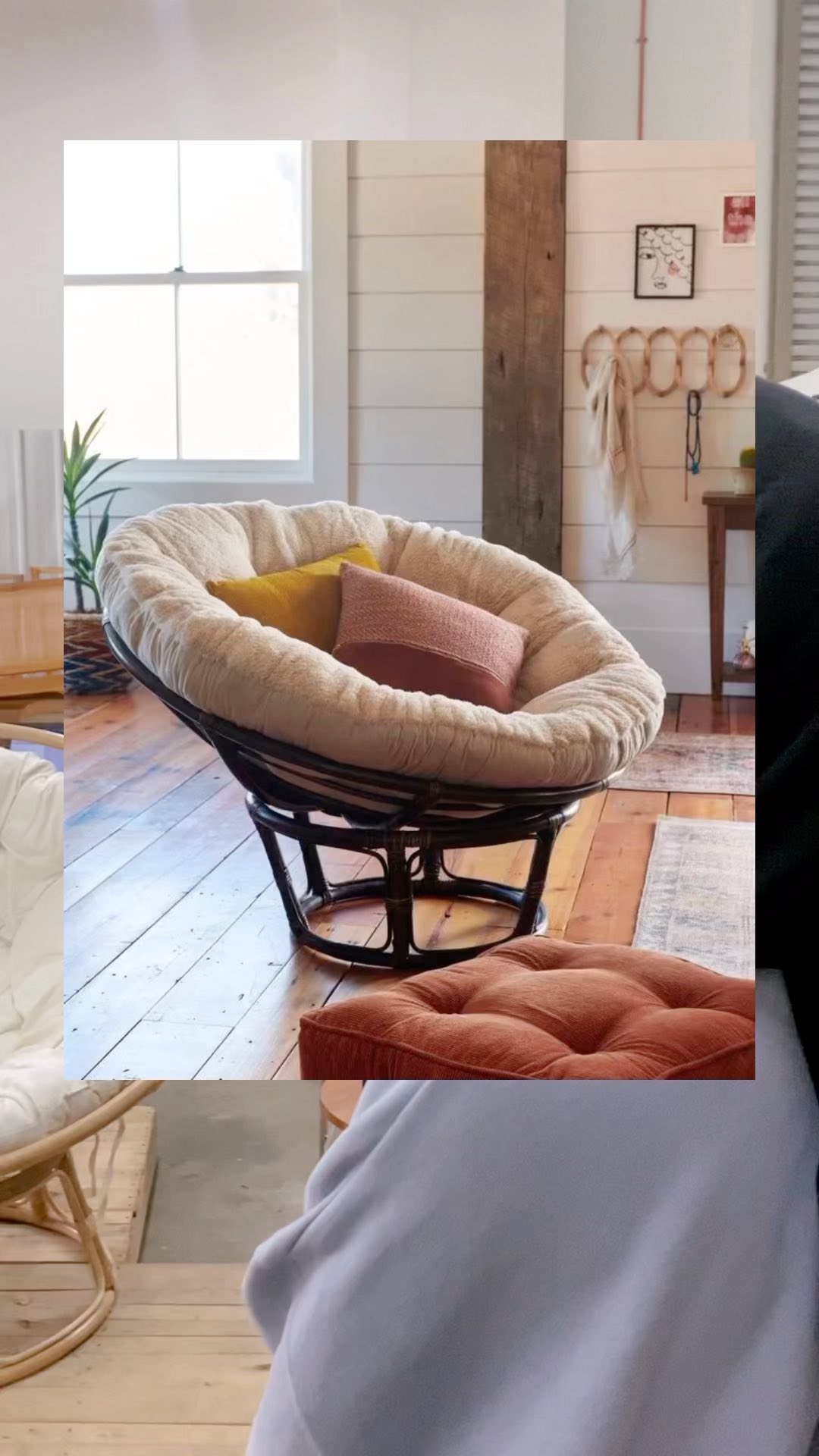 rattan chair living room