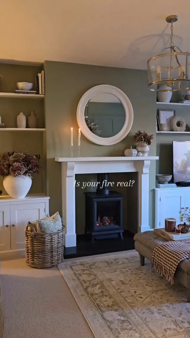 electric fireplace living room