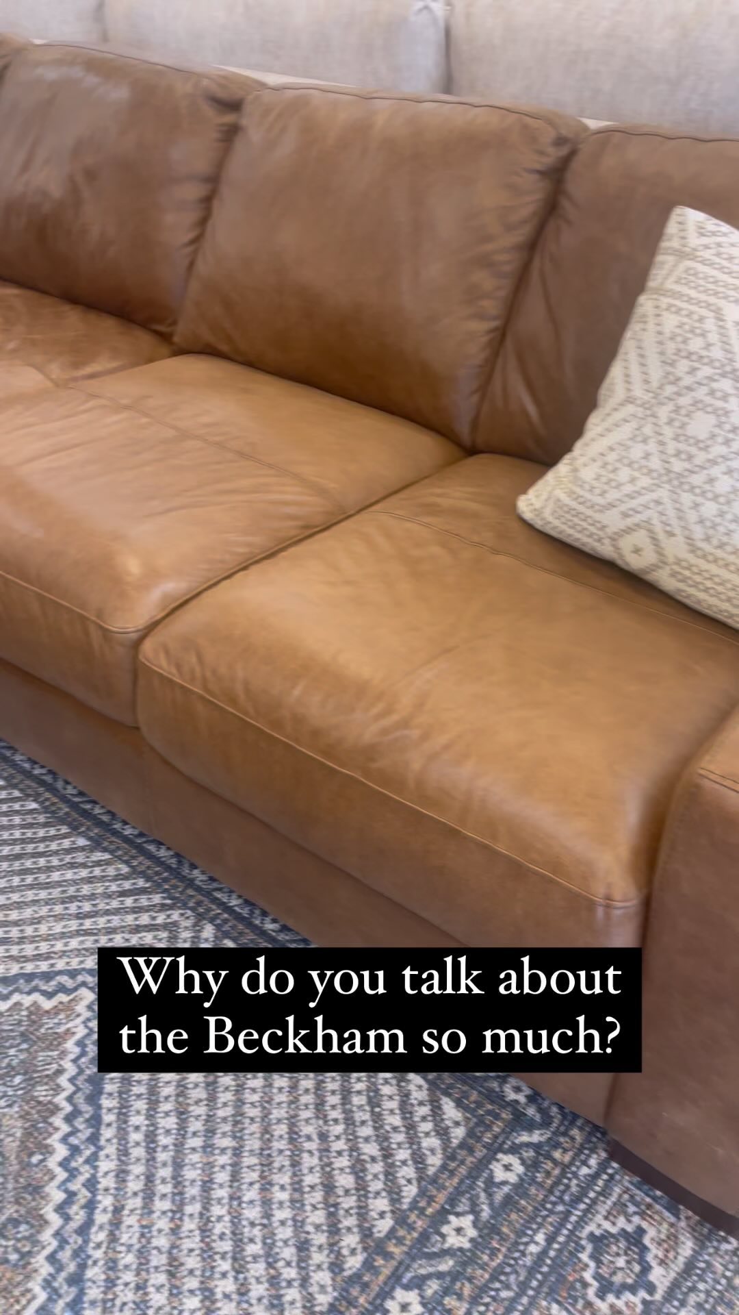 leather sectional living room