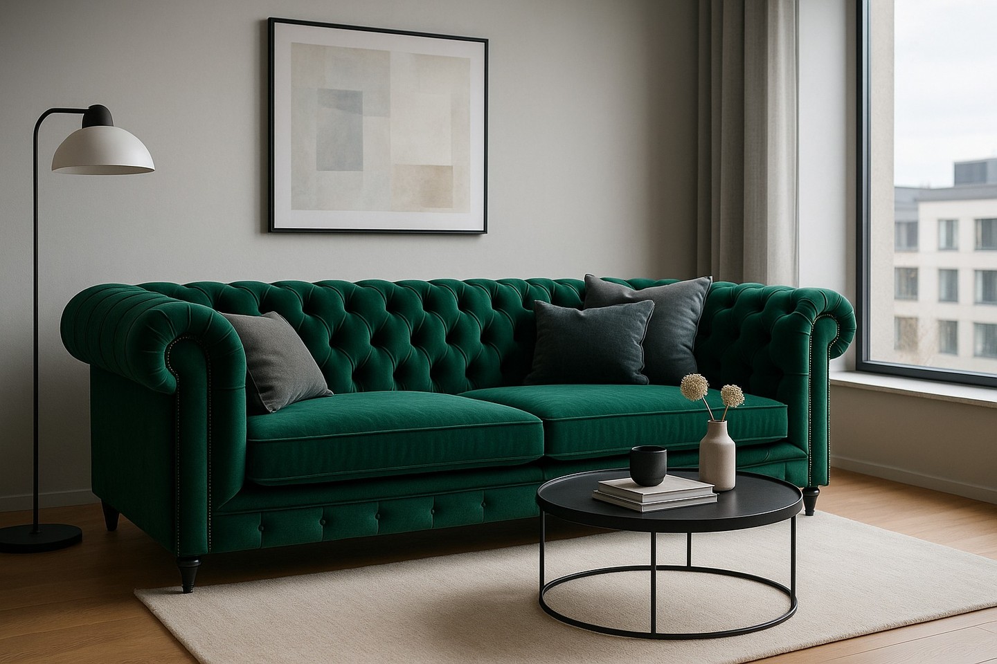 24 Chic Chesterfield Sofa Living Room Ideas To Copy Right Now (With Photos) 16 chesterfield sofa living room