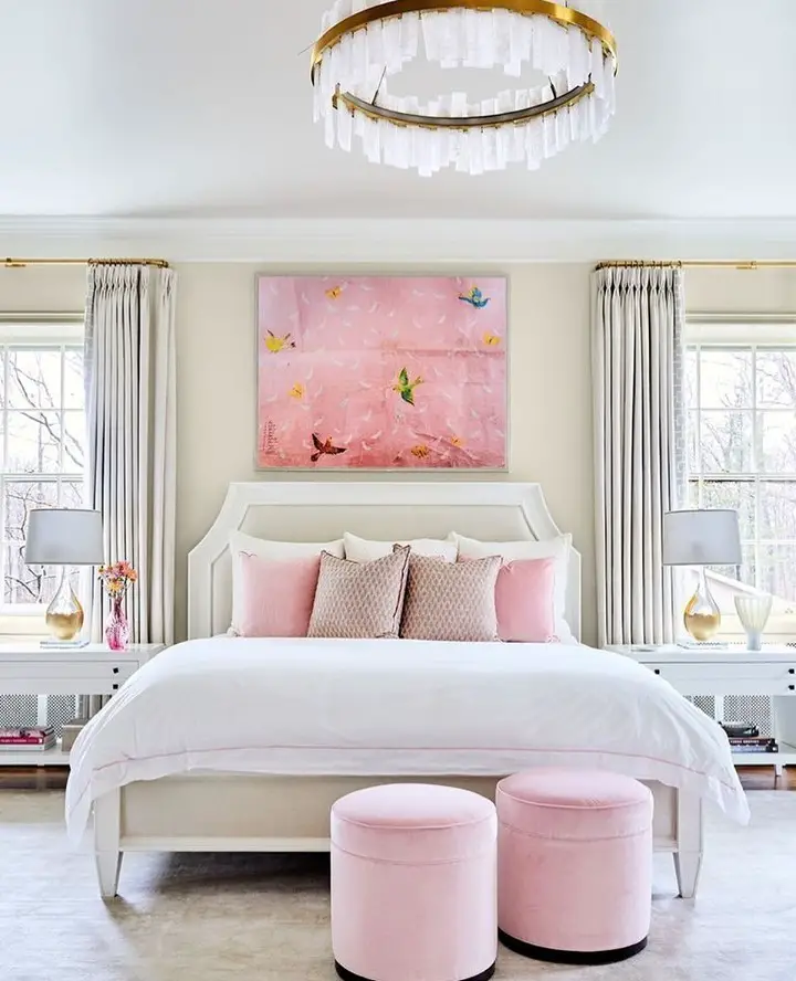 feminine bedroom decor