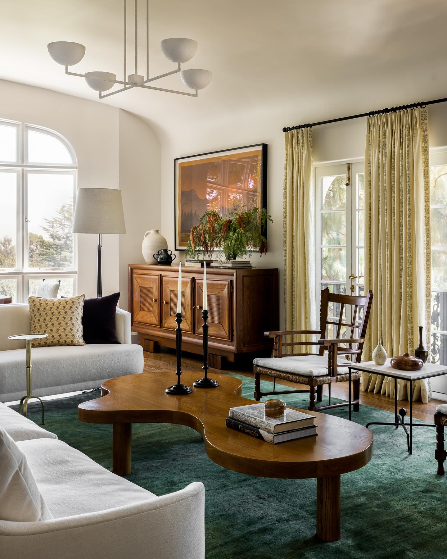 sage green living room