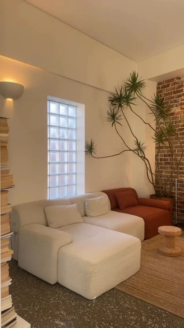 terracotta living room