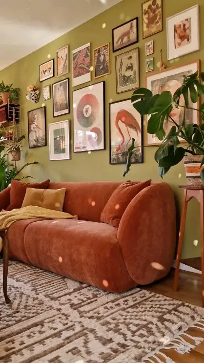 eclectic living room