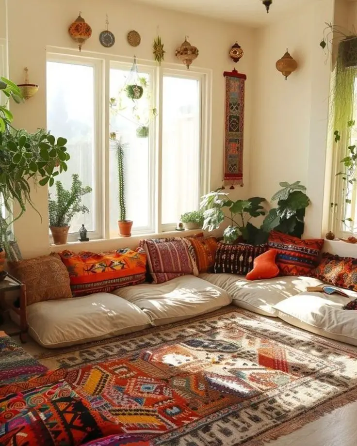 boho living room