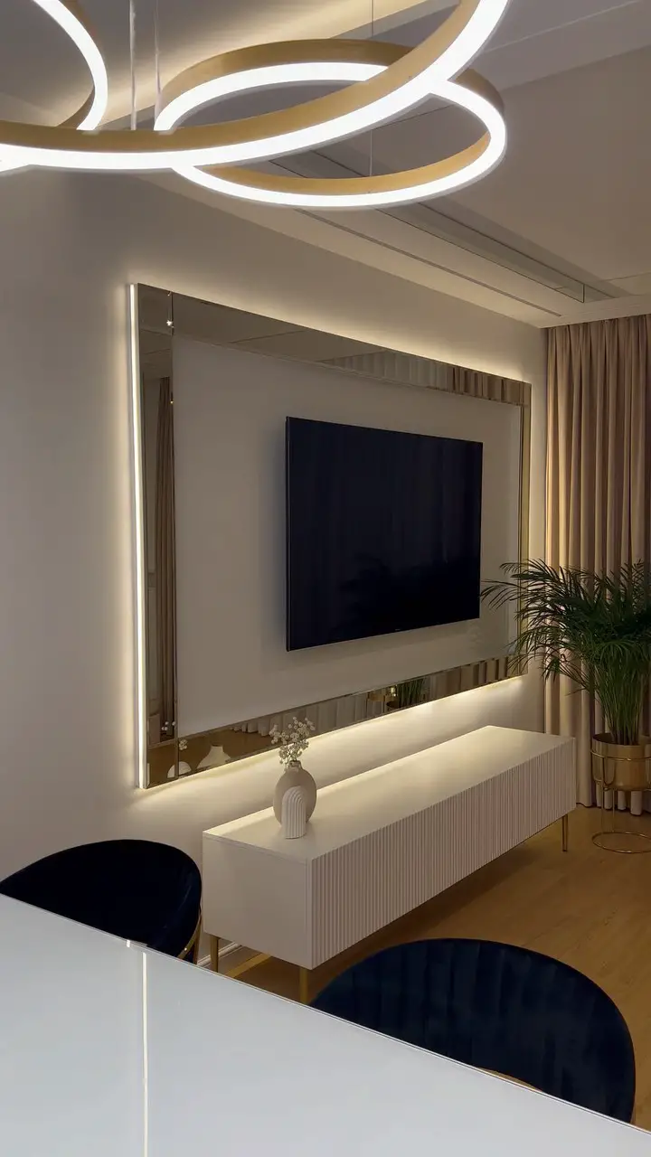 beige living room aesthetic