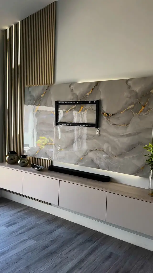 floating tv stand living room