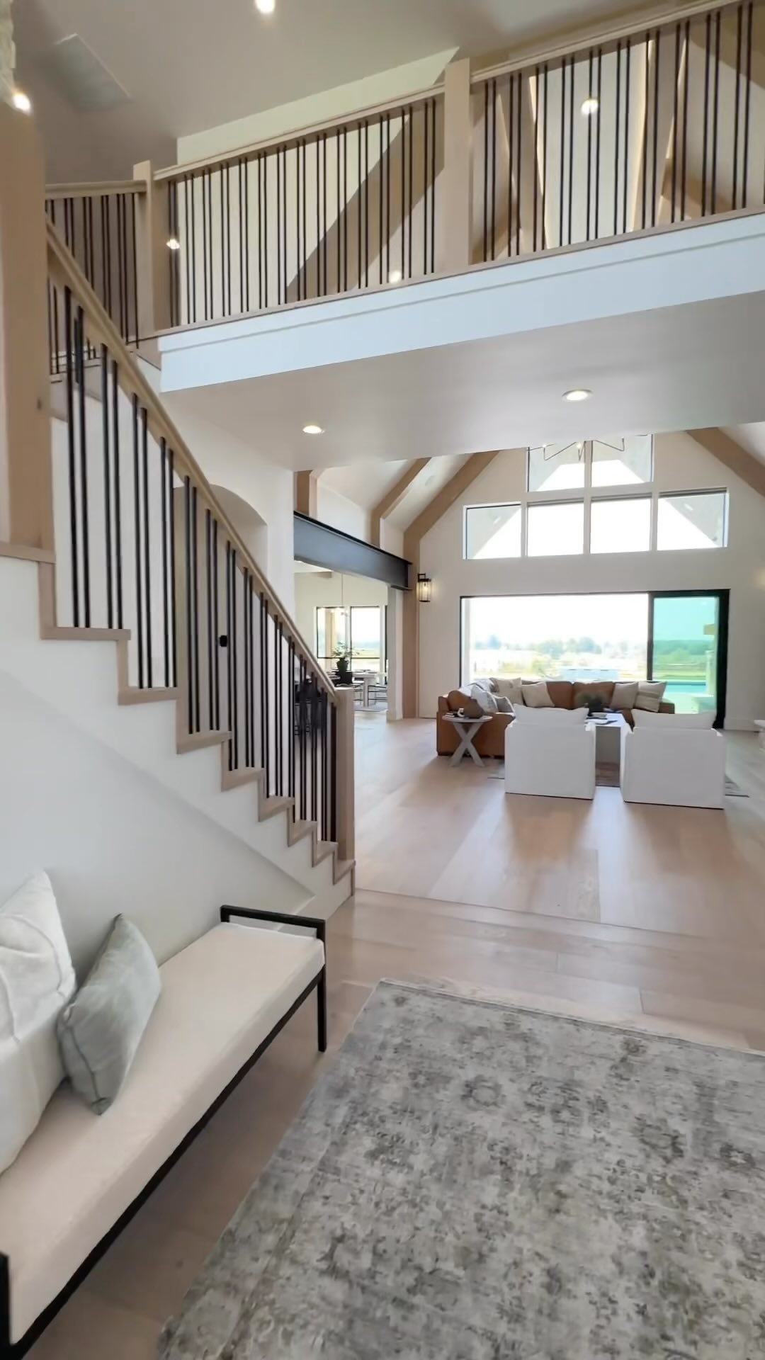 open concept living room