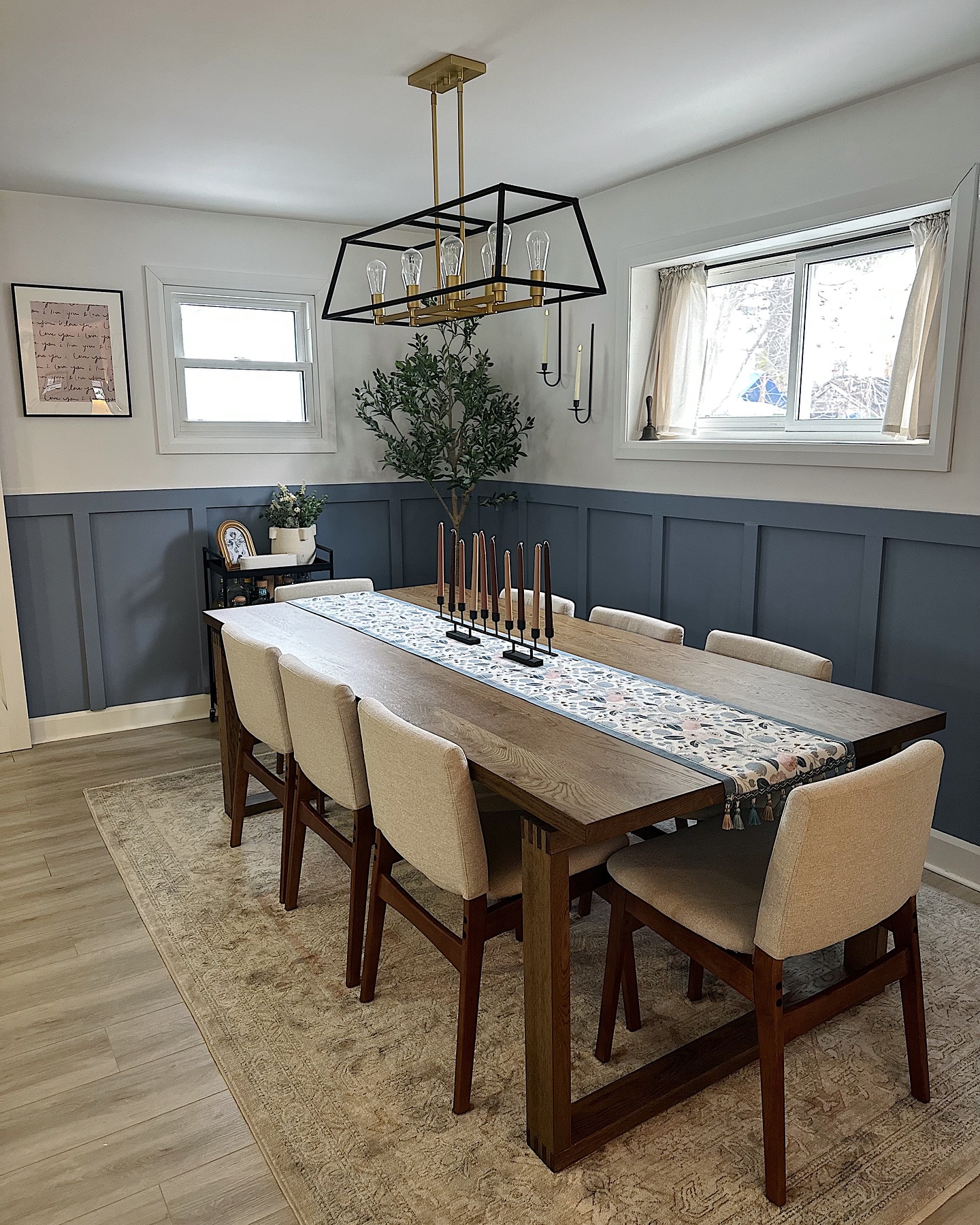 board and batten living room