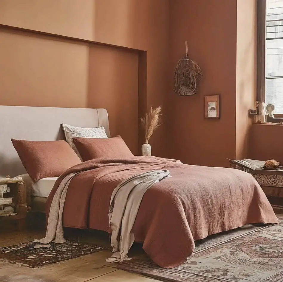 30 Terracotta Bedroom Ideas With 30 Stunning Images To Warm Up Your Space 13 terracotta bedroom