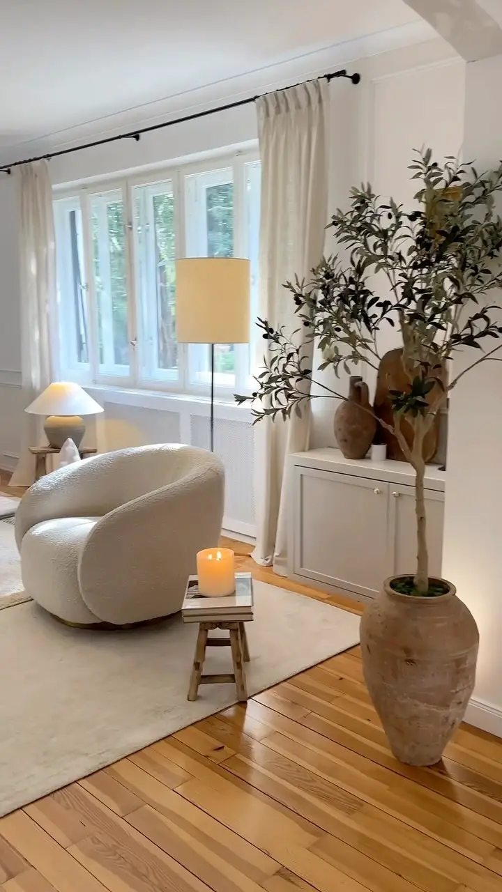 olive tree living room