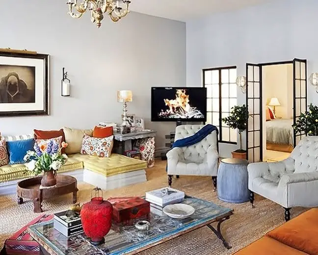 eclectic bedroom decor