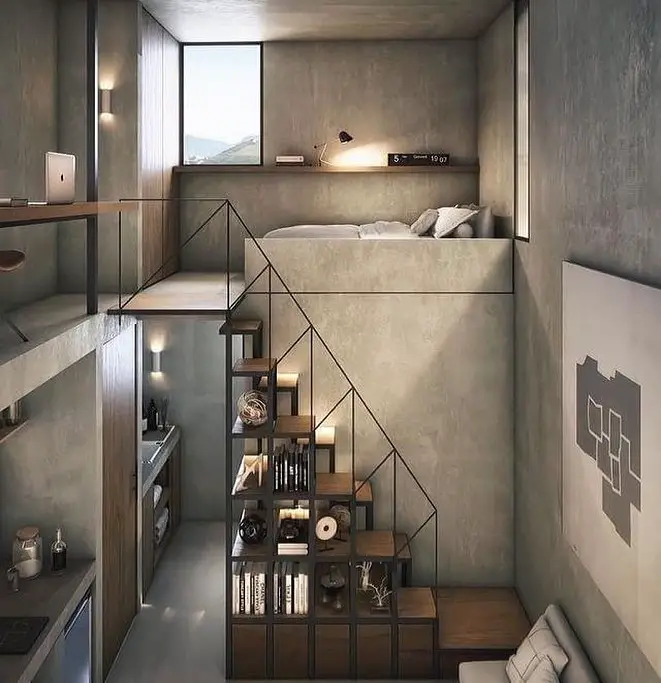 mezzanine bedroom design