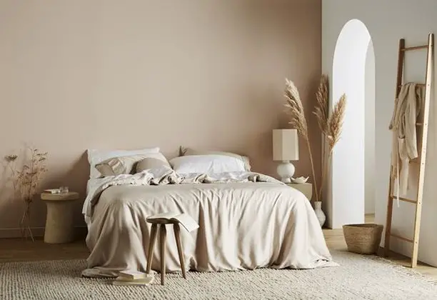 earth tone bedroom