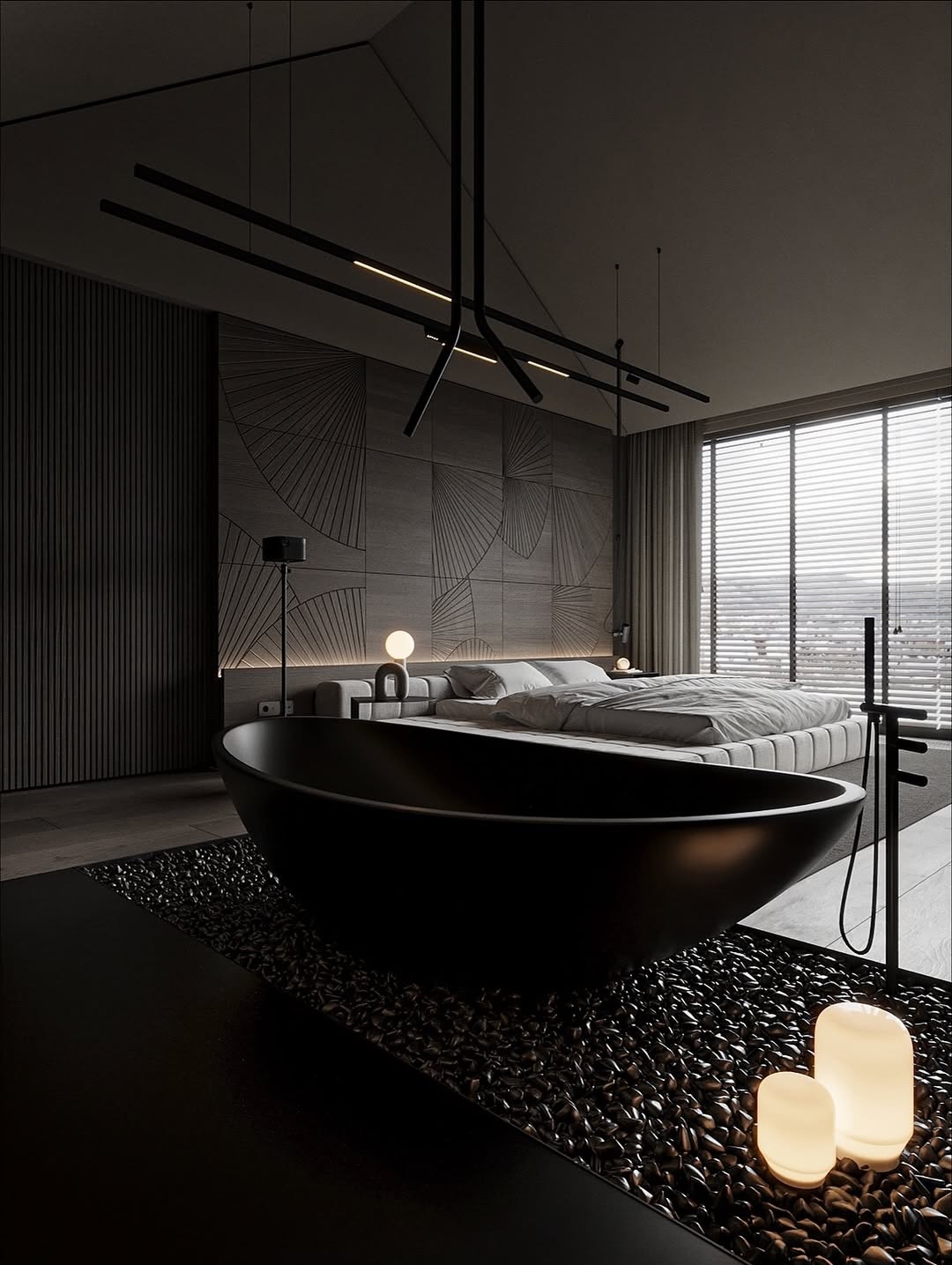 17 Dreamy Bedroom With Bathtub Ideas You’ll Want To Copy Right Now 10 bedroom with bathtub