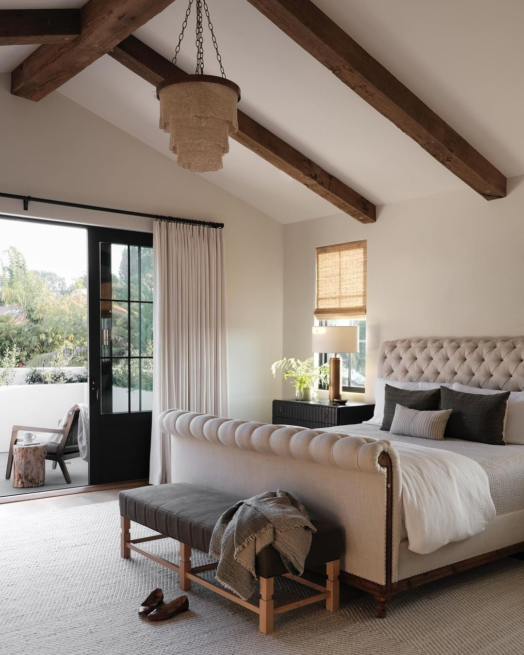 cathedral ceiling bedroom