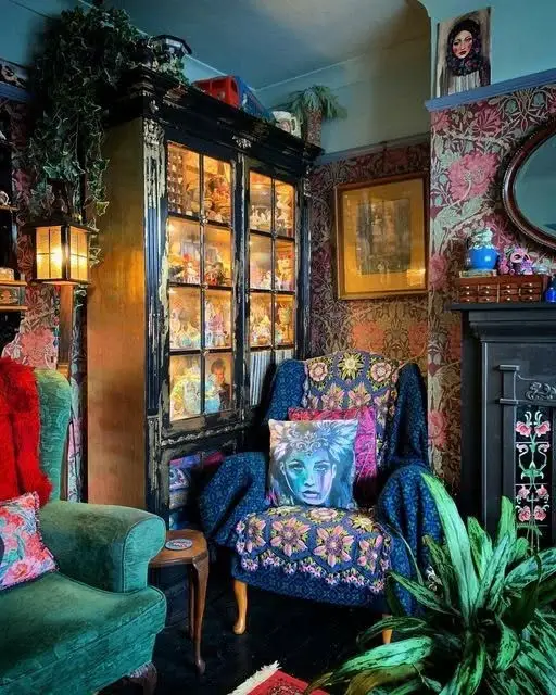 eclectic living room