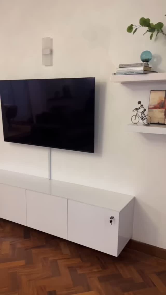 floating tv stand living room