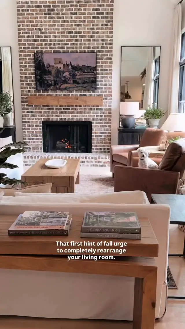 leather armchair living room