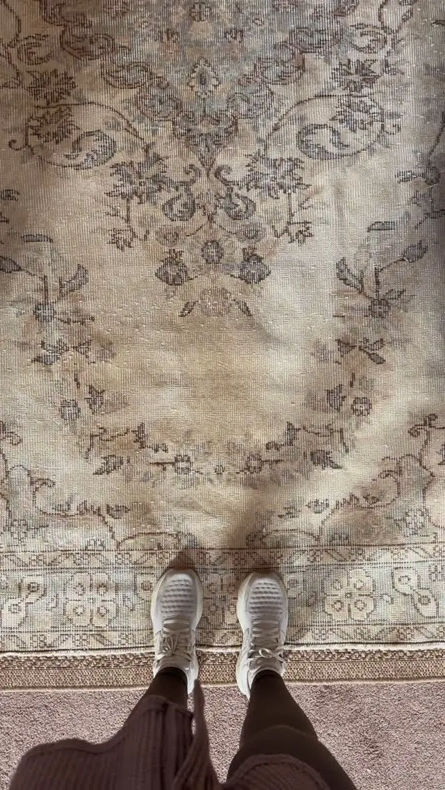 vintage rug living room