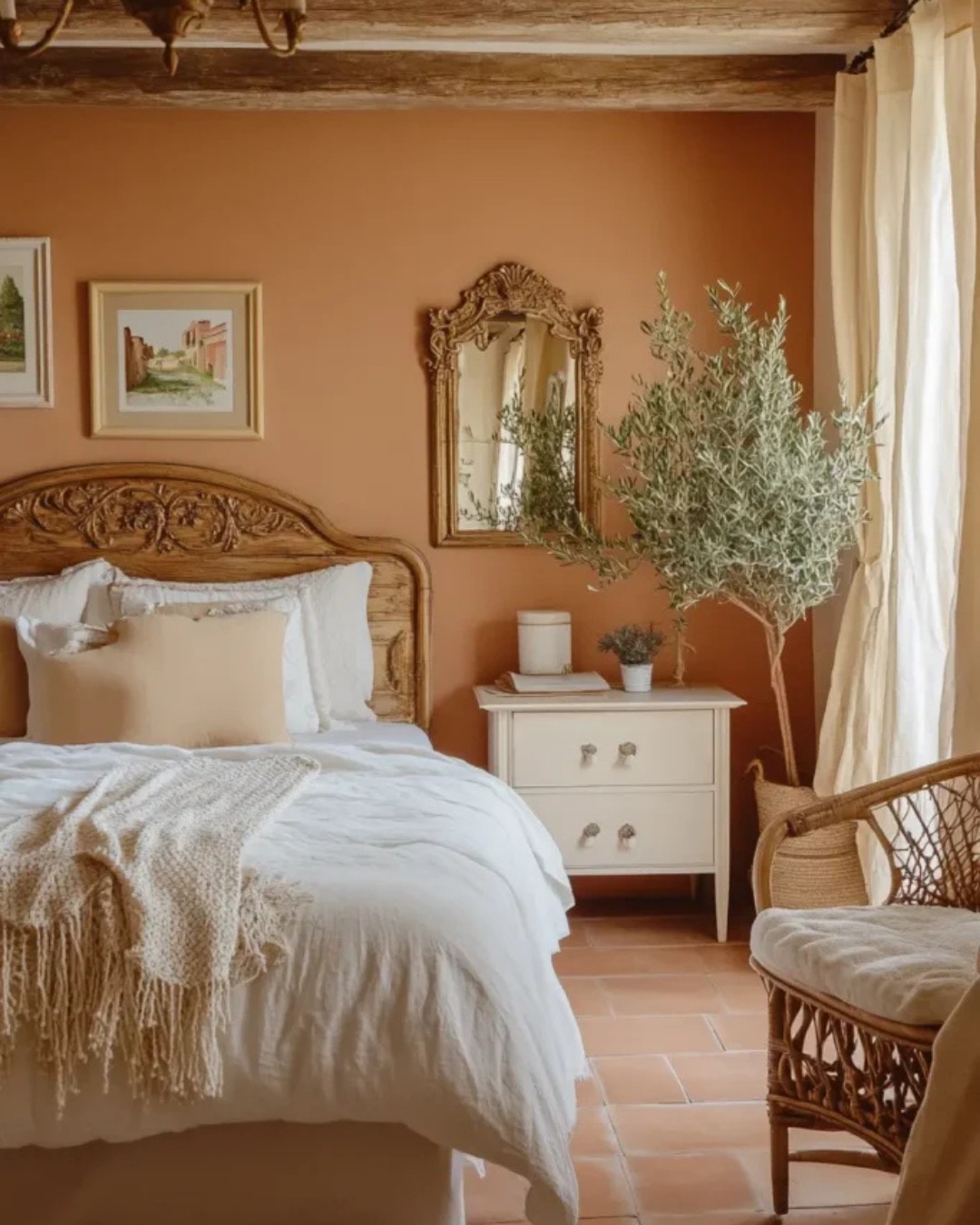 30 Terracotta Bedroom Ideas With 30 Stunning Images To Warm Up Your Space 19 terracotta bedroom