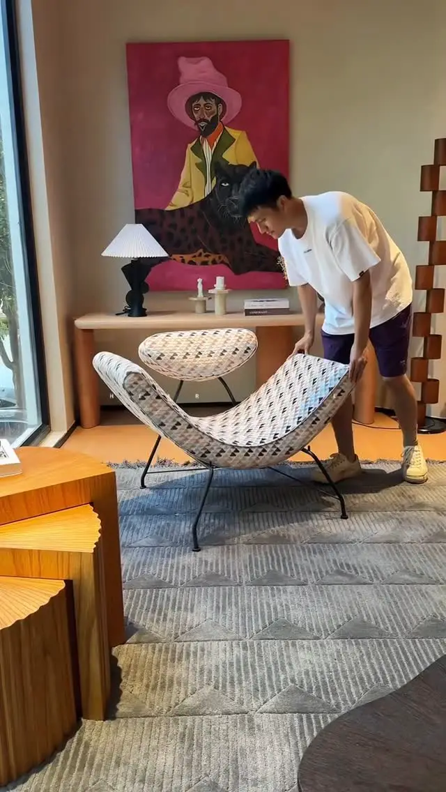 rattan chair living room