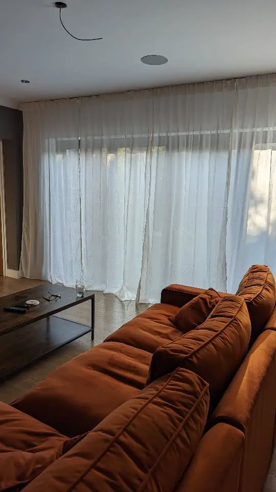 floor to ceiling curtains living room