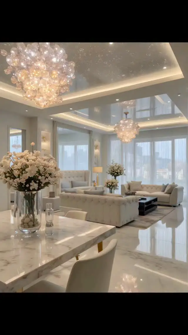 living room chandelier