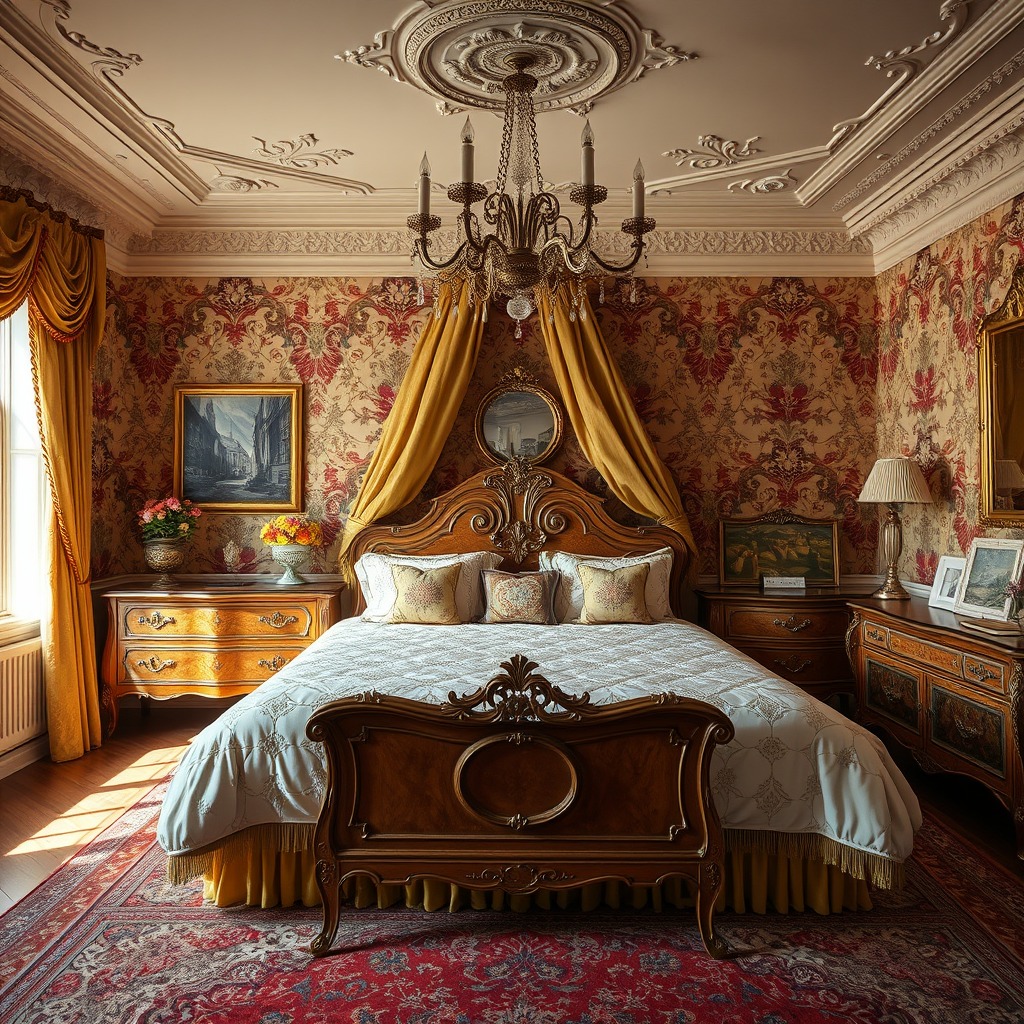 wrought iron bed bedroom