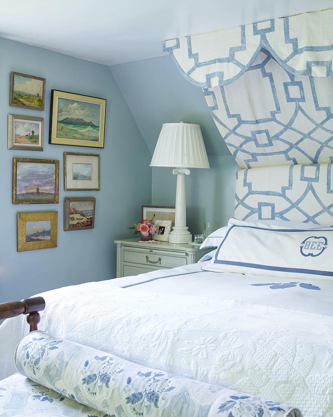 sloped ceiling bedroom