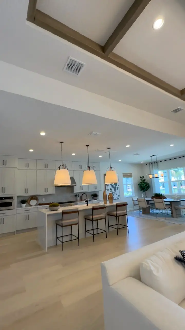 open concept living room