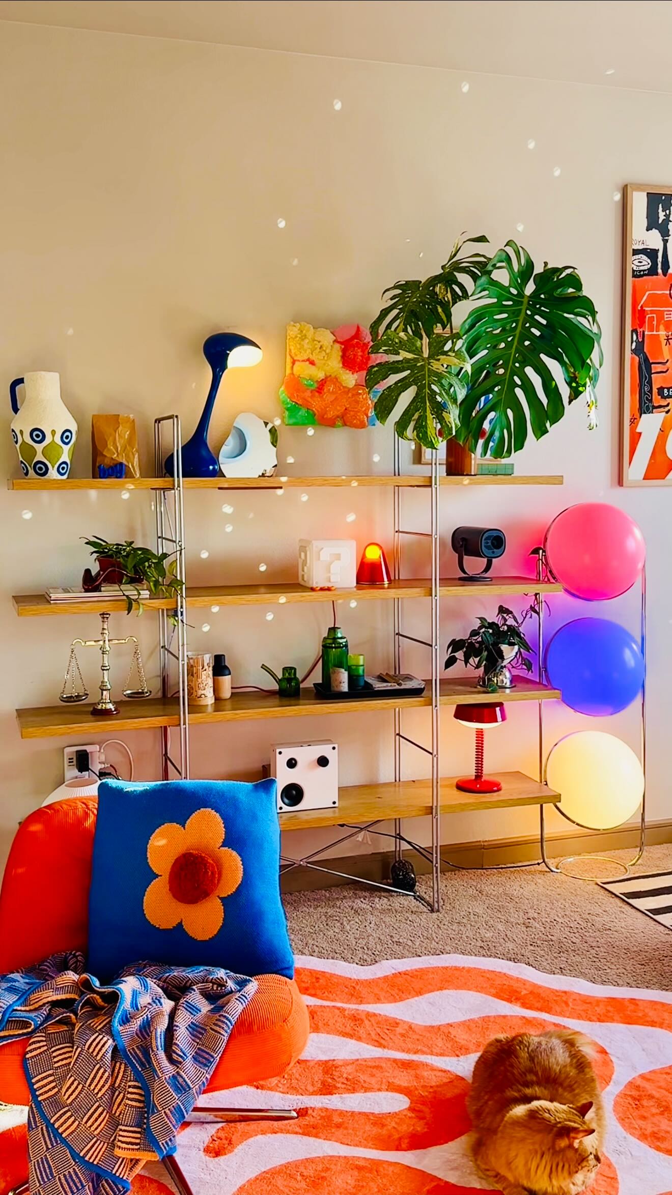 eclectic living room