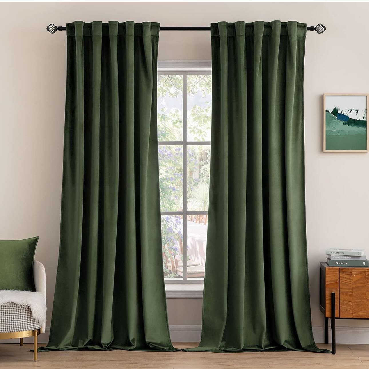 velvet curtains bedroom