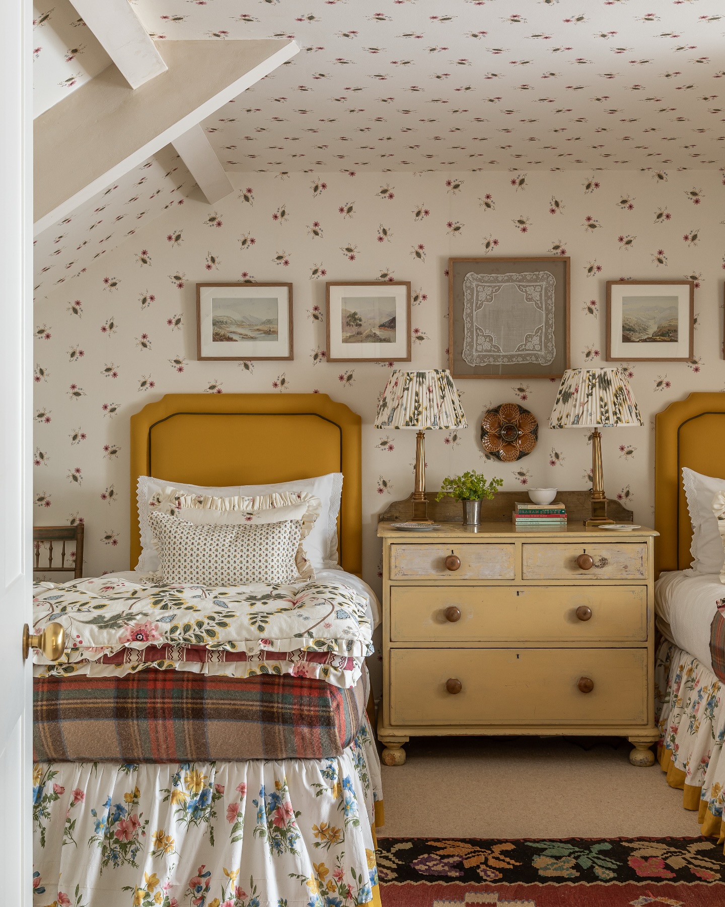 sloped ceiling bedroom