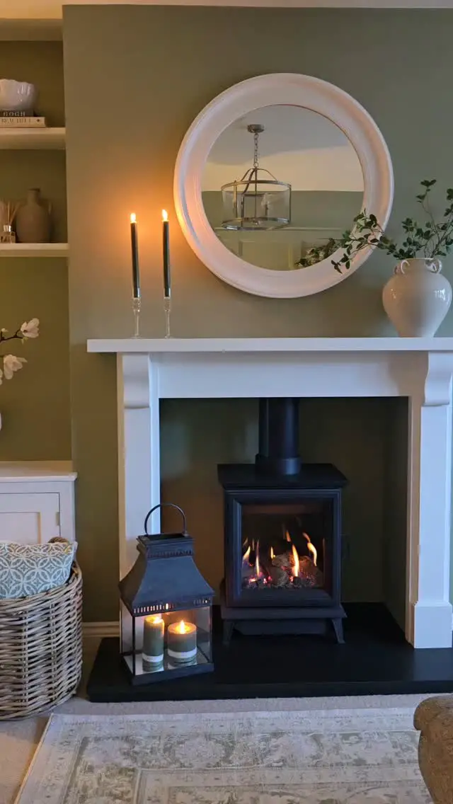 electric fireplace living room