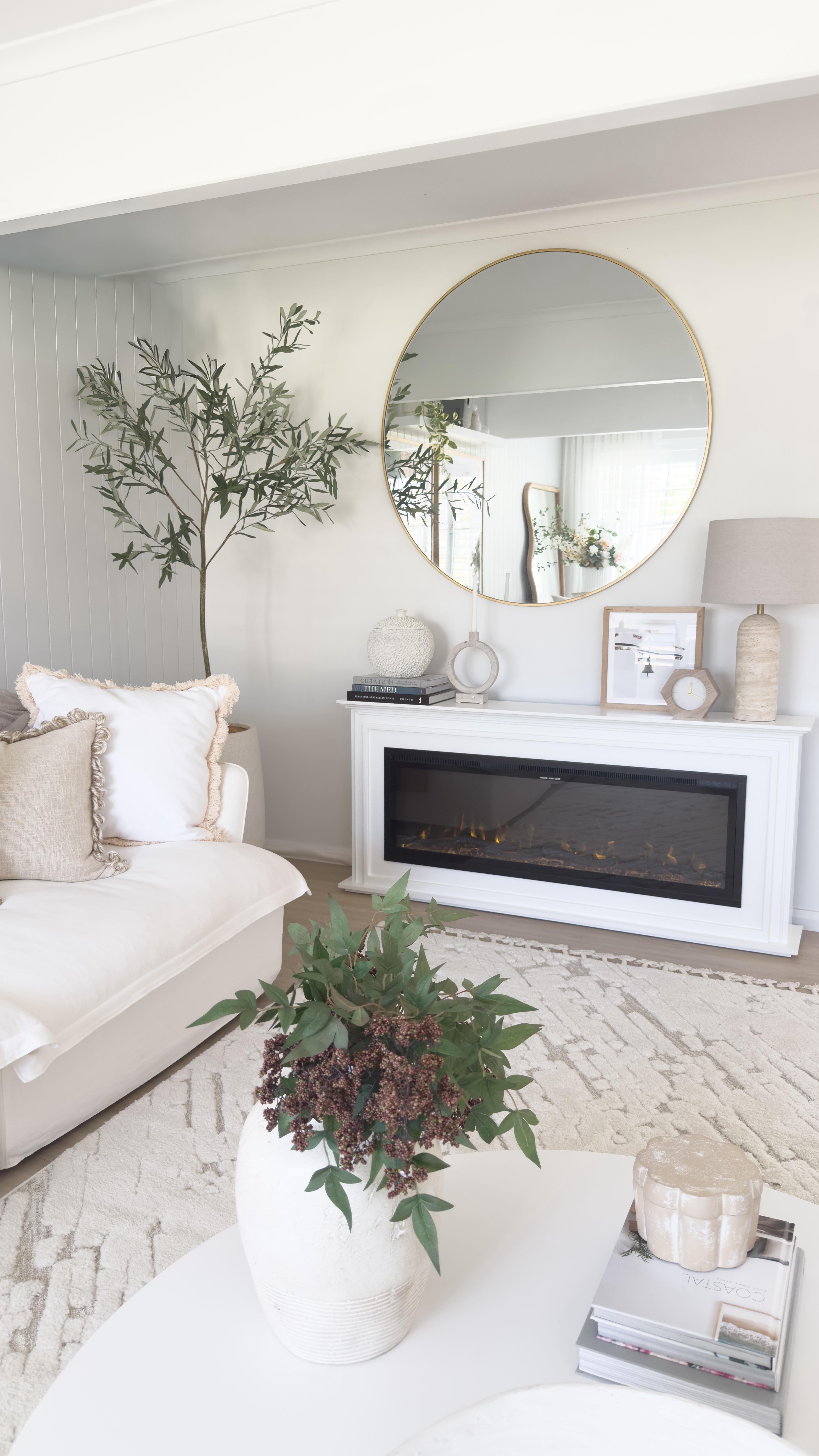 electric fireplace living room