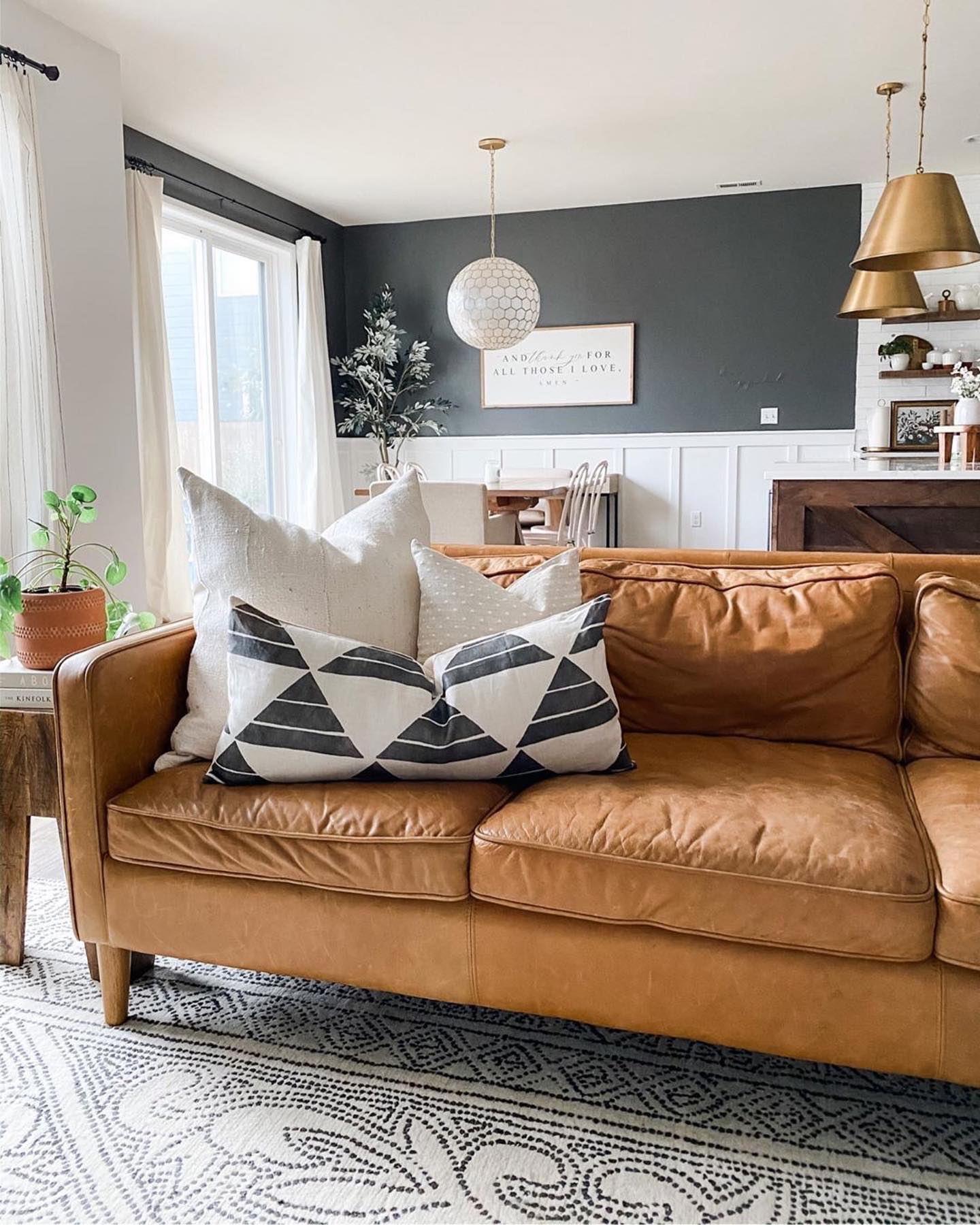 board and batten living room