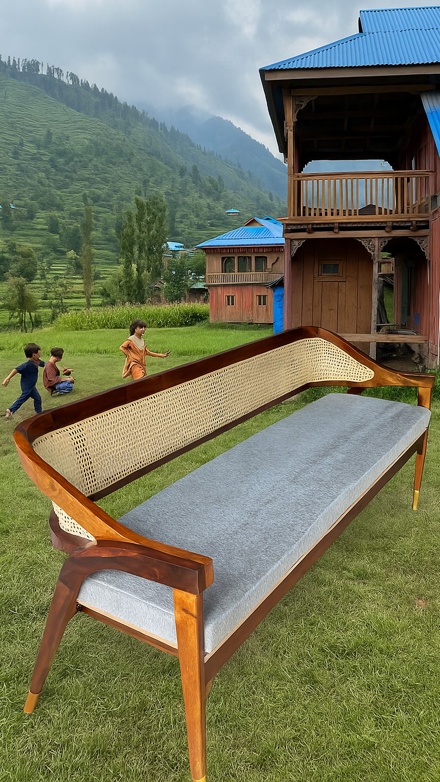 rattan chair living room