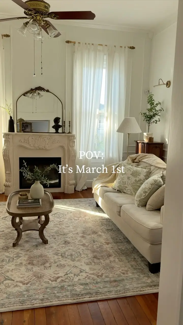 cottagecore living room