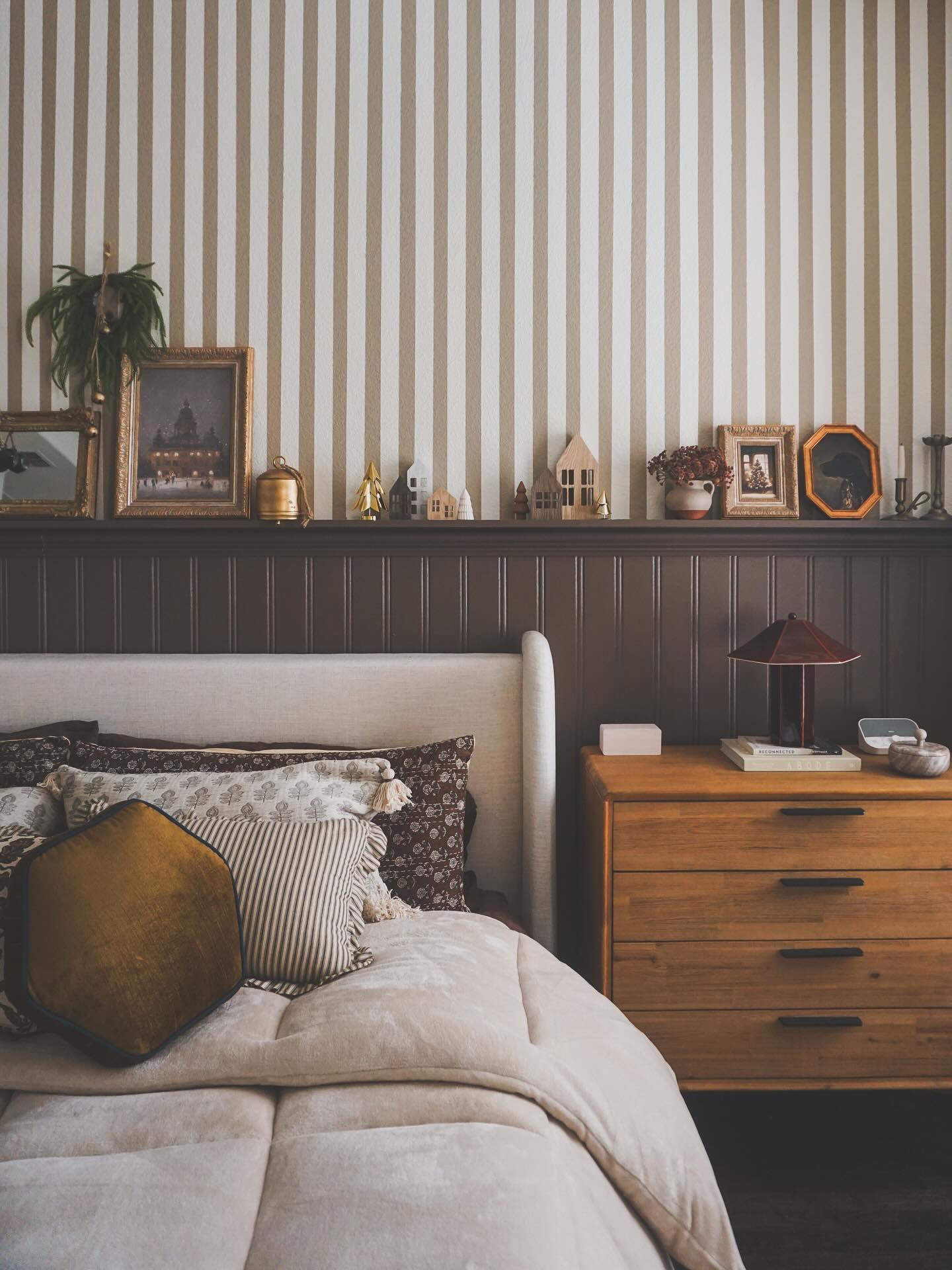 two tone bedroom walls