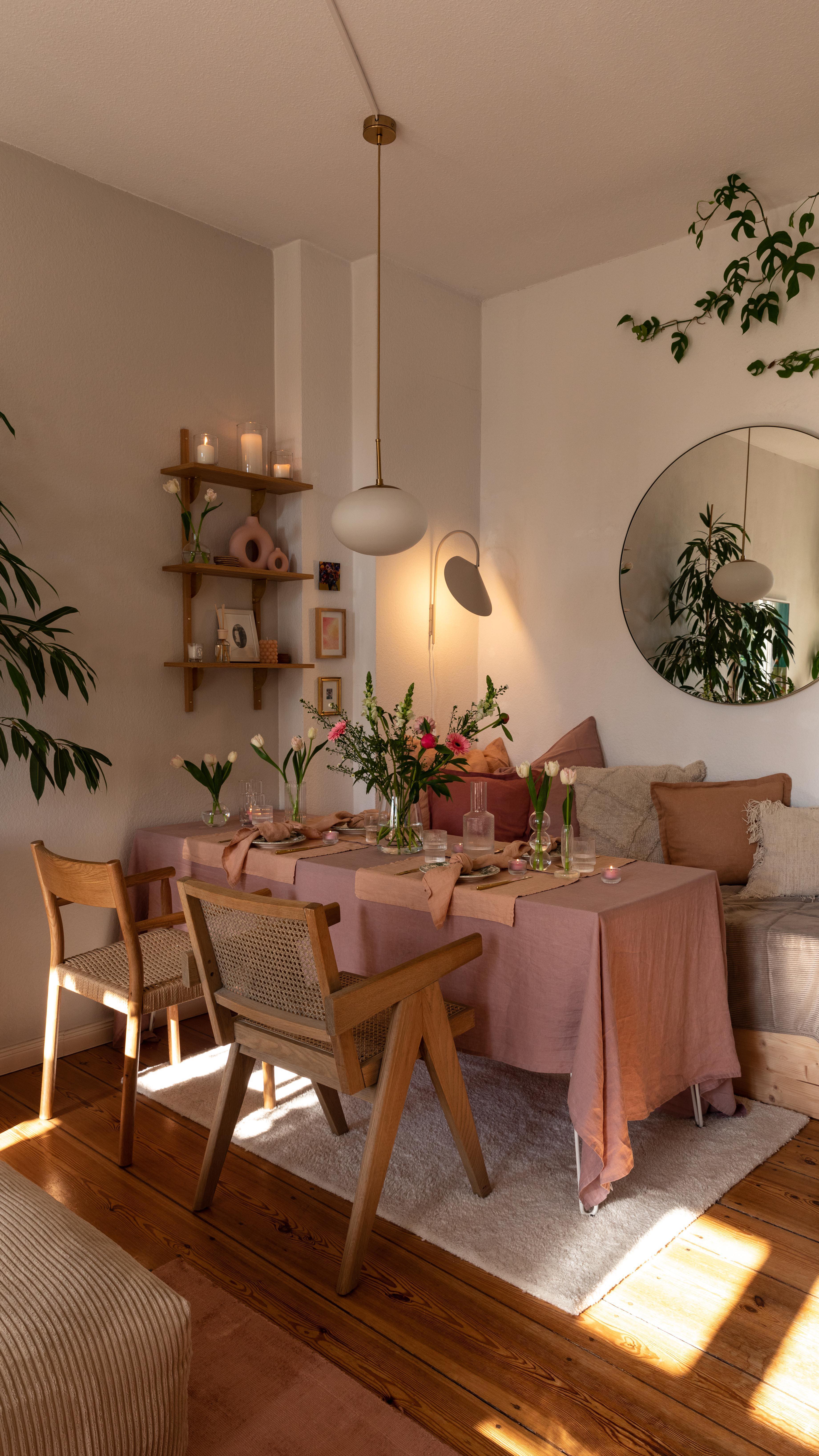 terracotta living room