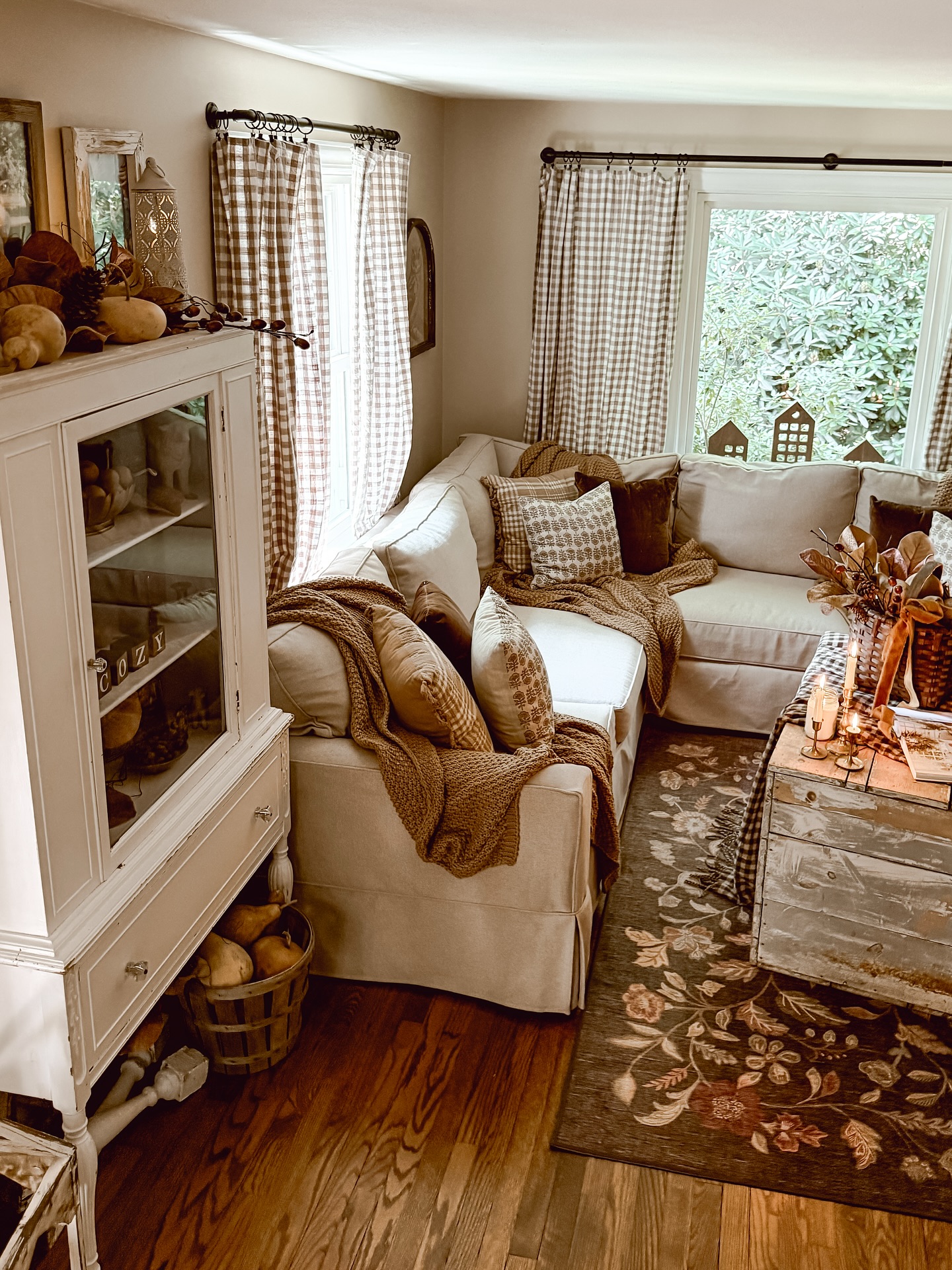 cottagecore living room