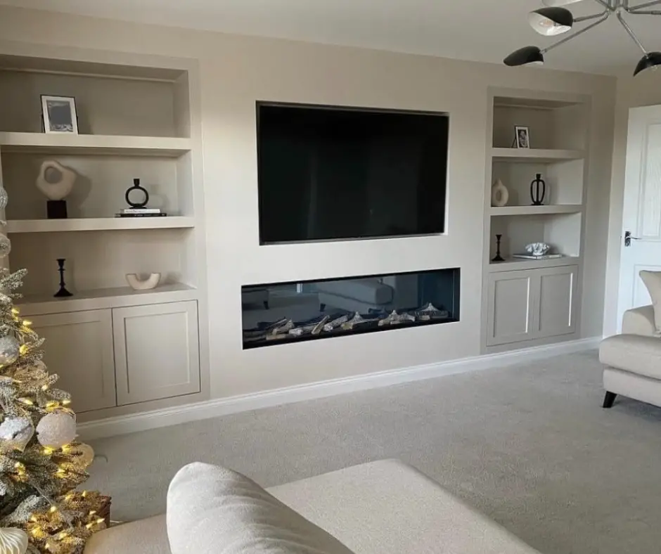 electric fireplace living room