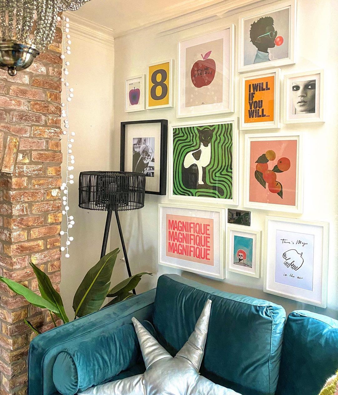 eclectic living room