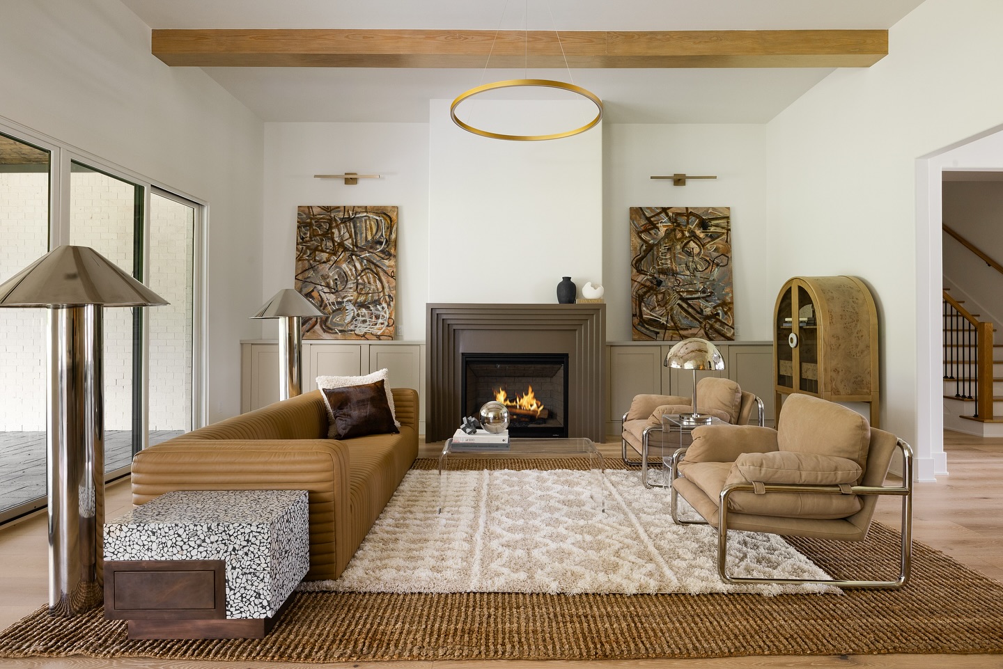 eclectic living room